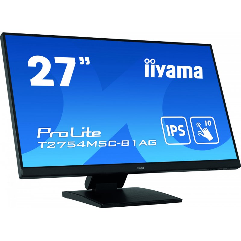 iiyama ProLite T2754MSC-B1AG écran plat de PC 68,6 cm (27") 1920 x 1080 pixels Full HD LED Écran tactile Multi-utilisa