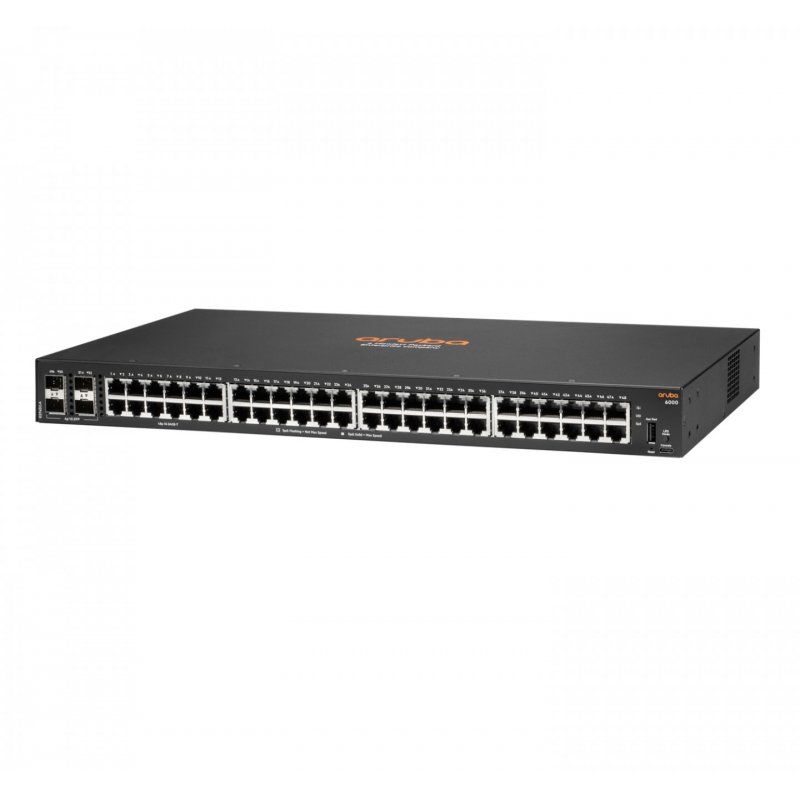 Aruba 6000 48G 4SFP Géré L3 Gigabit Ethernet (10/100/1000) 1U