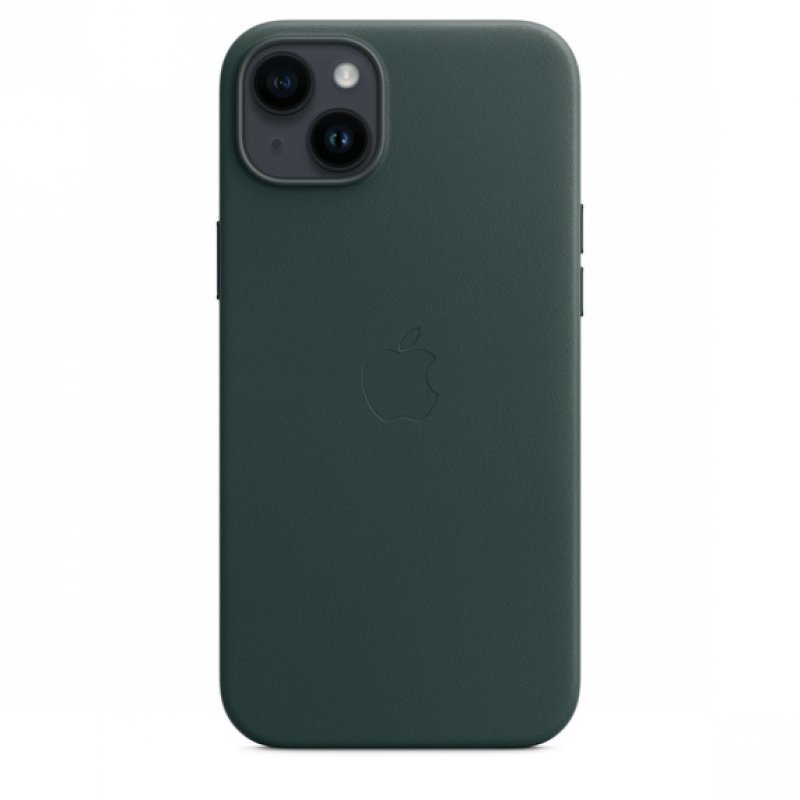 Apple iPhone 14 Plus Leather Case with MagSafe - Forest Green