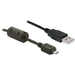 DeLOCK USB 2.0 Cable - 1.0m câble USB 1 m USB A Micro-USB B Noir