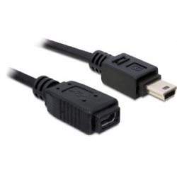 DeLOCK 82667 câble USB 1 m Noir