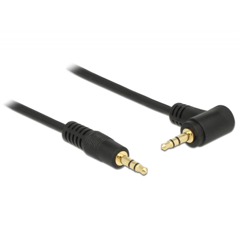 DeLOCK 0.5m 3.5mm M/M câble audio 0,5 m 3,5mm Noir