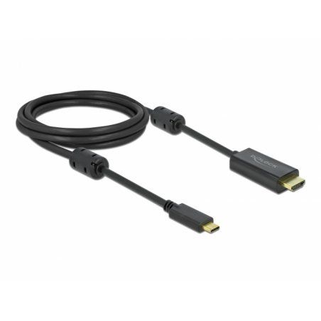 DeLOCK 85970 video cable adapter 2 m USB Type-C HDMI Black