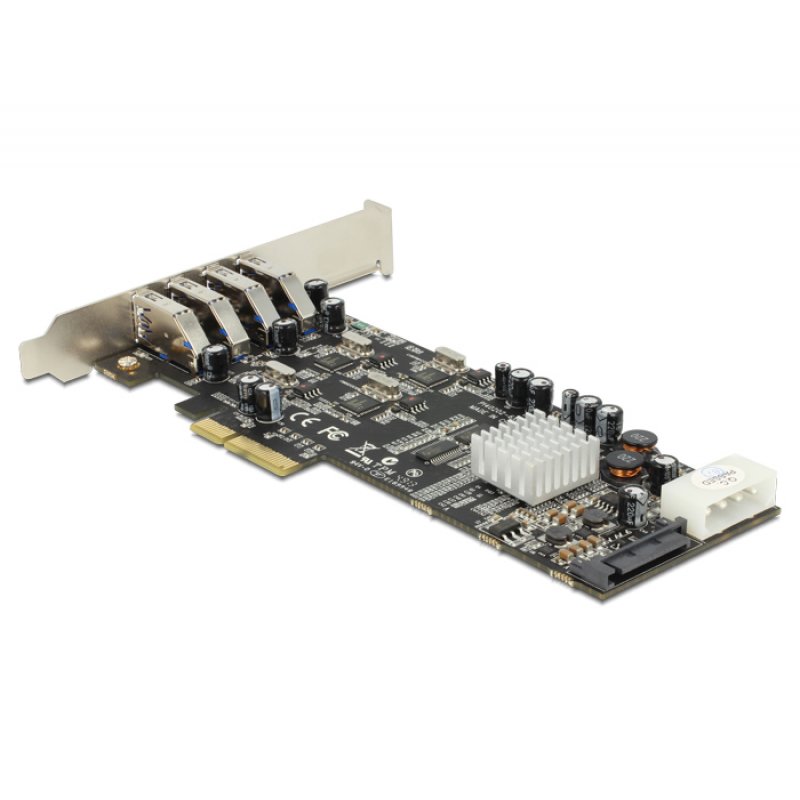 Adap Delock compatible PCI Express x4 Card - USB3.0