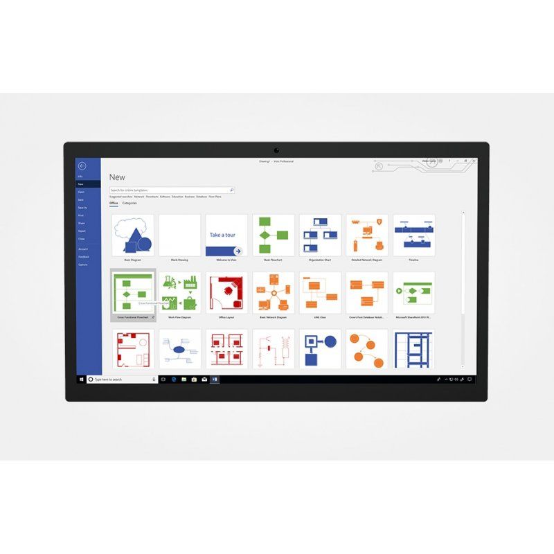Microsoft Visio Professional 2021 Charting 1 license(s) English