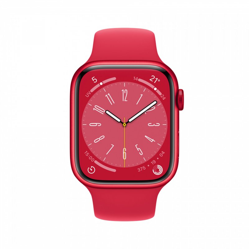 Apple Watch S8 45 Red Al Red SP GPS