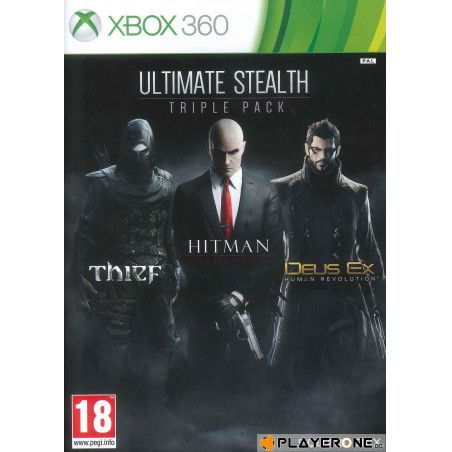 Square Enix Ultimate Stealth Pack : Thief + Hitman : Absolution + Deus Ex : Human Revolution Xbox 360