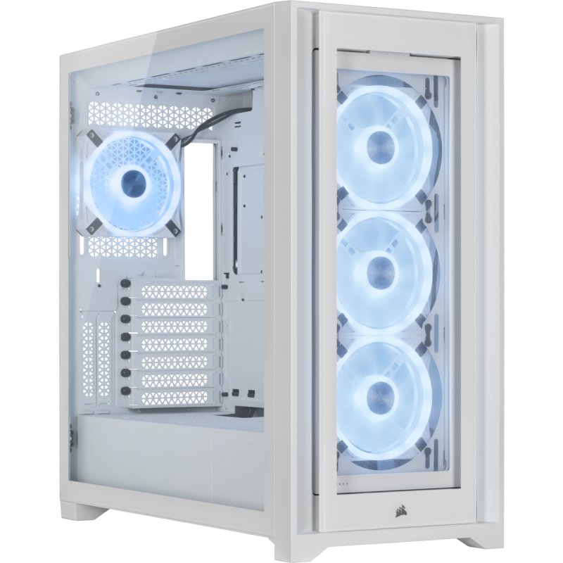 Corsair 5000X RGB QL Edition Midi Tower Blanc