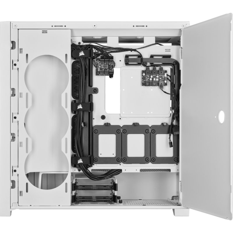 Case Corsair compatible iCUE 5000X RGB QL Ed. TmpGlass W Mid