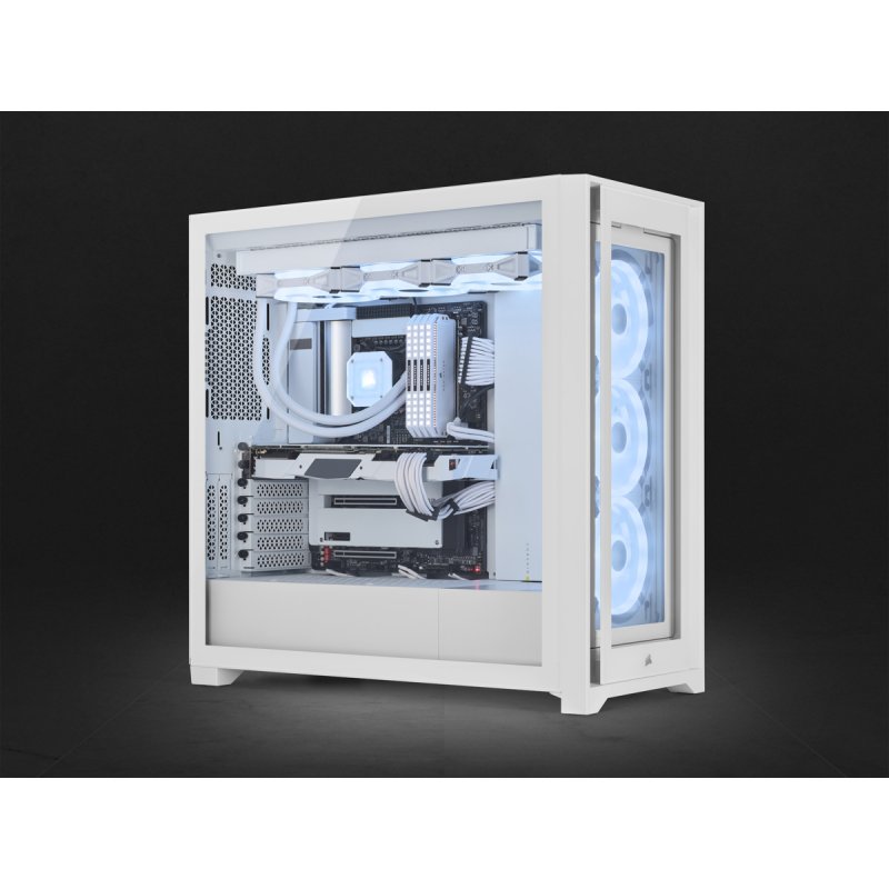 Case Corsair compatible iCUE 5000X RGB QL Ed. TmpGlass W Mid