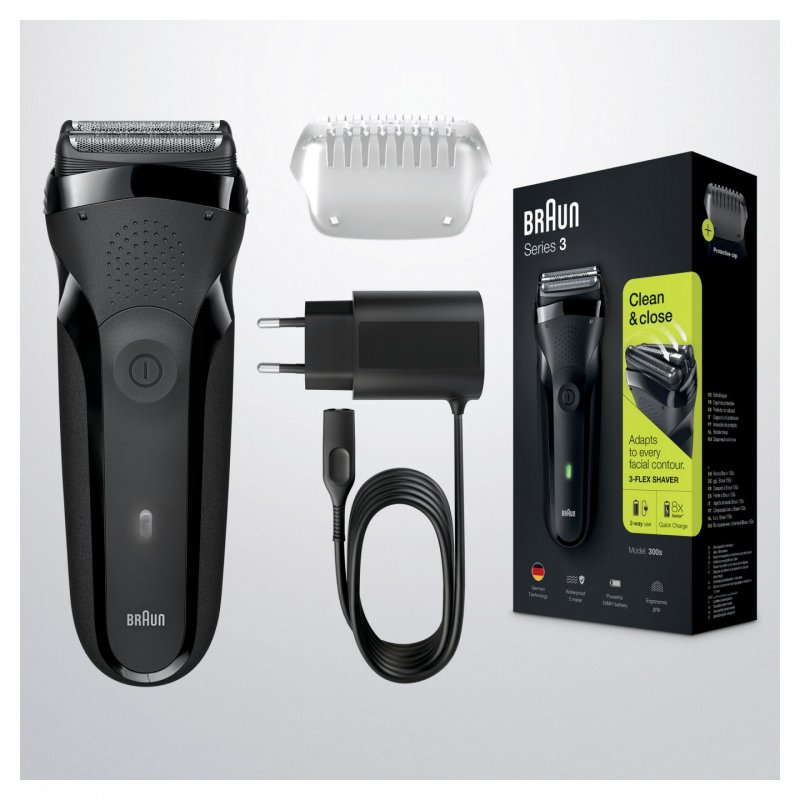 Braun Series 3 81702941 rasoir pour homme Rasoir à grille Tondeuse Noir