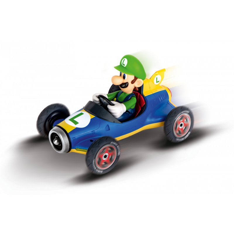 Carrera RC Mario Kart Mach 8 - Luigi modèle radiocommandé Buggy Moteur électrique 1:18