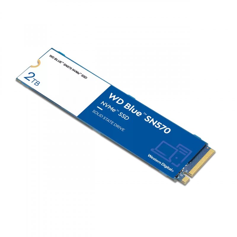 WD 2 TB BLUE NVME SSD M.2 PCIE GEN3 X4 5Y WARRANTY SN570