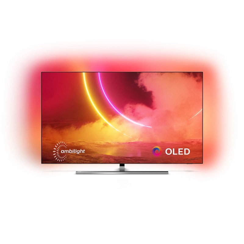 Philips 65OLED855/12 TV 165.1 cm (65") 4K Ultra HD Smart TV Wi-Fi Black, Silver