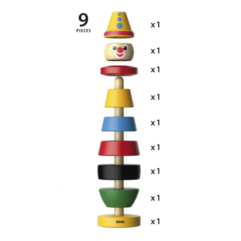 BRIO Stacking Clown 30120