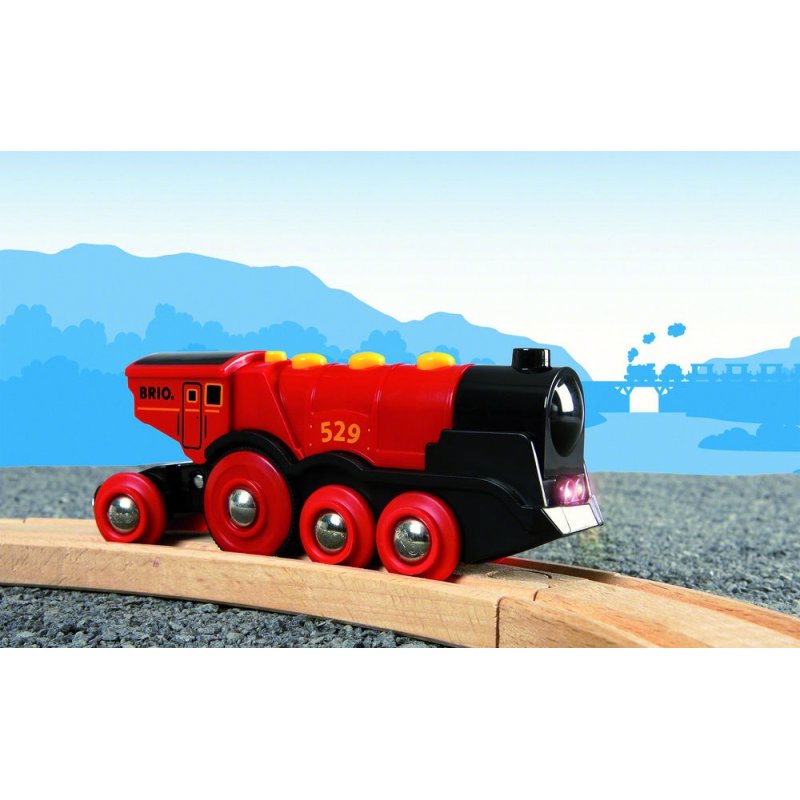 BRIO compatible - Mighty Red Action Locomotive (33592)