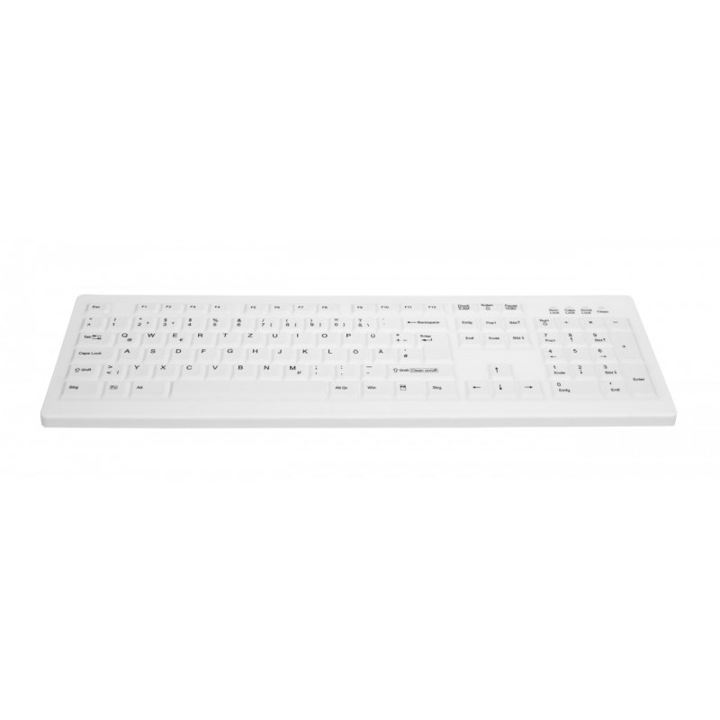 CHERRY AK-C8100F-U1-W/FR clavier USB AZERTY Français Blanc