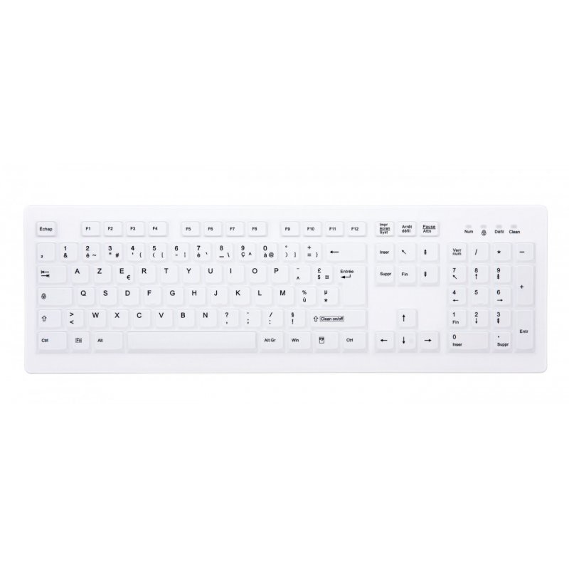 CHERRY AK-C8100F-FUS-W/FR keyboard RF Wireless AZERTY French White