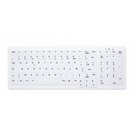 CHERRY AK-C7000 keyboard RF Wireless AZERTY French White