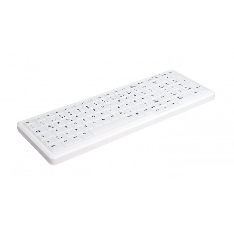 CHERRY AK-C7000 clavier RF sans fil AZERTY Français Blanc