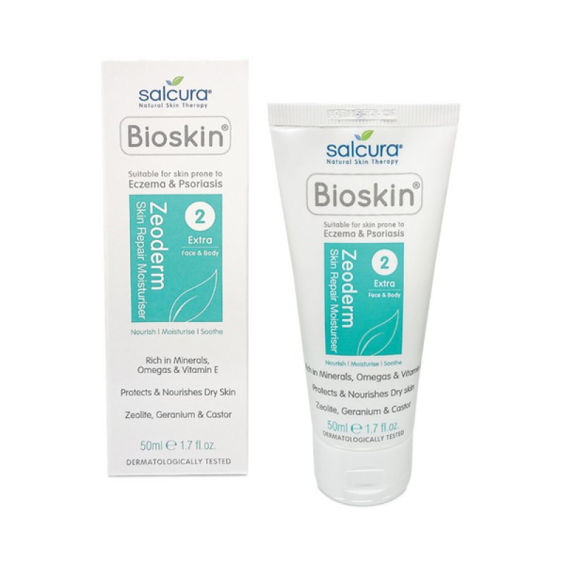 Salcura Skincare Bioskin Zeoderm Skin Repair Moisturiser Hydratant pour le corps Unisexe 150 ml