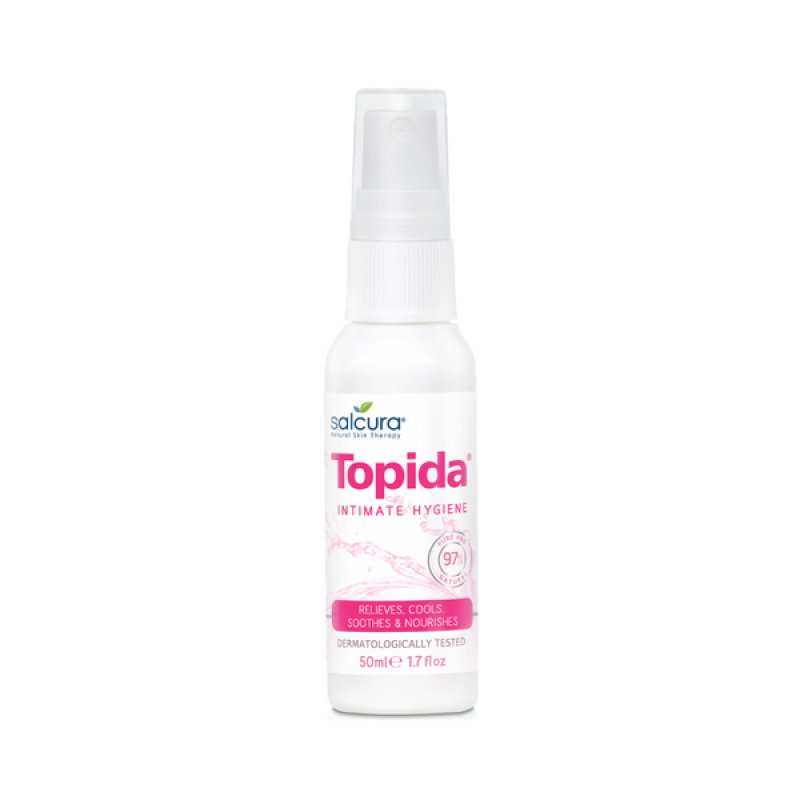 Salcura Skincare Topida Intimate Hygiene Spray Vaporisateur intime Femelle 50 ml