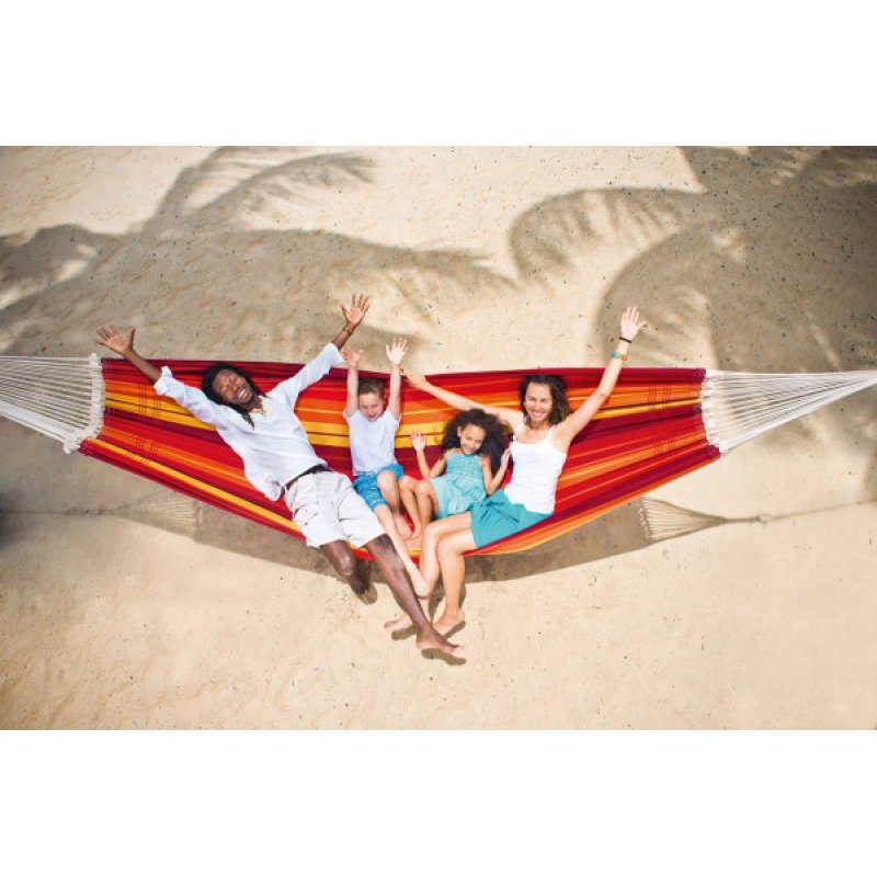 AMAZONAS AZ-1025200 hammock Hanging hammock 4 person(s) Cotton, Polyester Multicolour