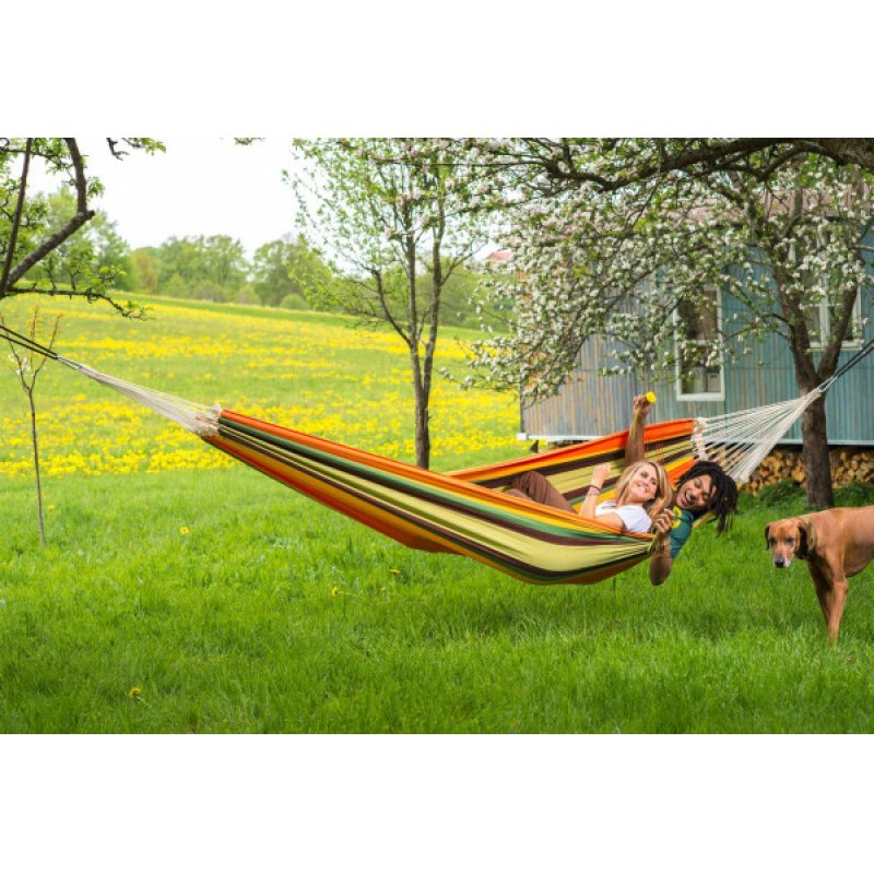 AMAZONAS AZ-1019250 hammock Hanging hammock 3 person(s) Cotton, Polyester Multicolour