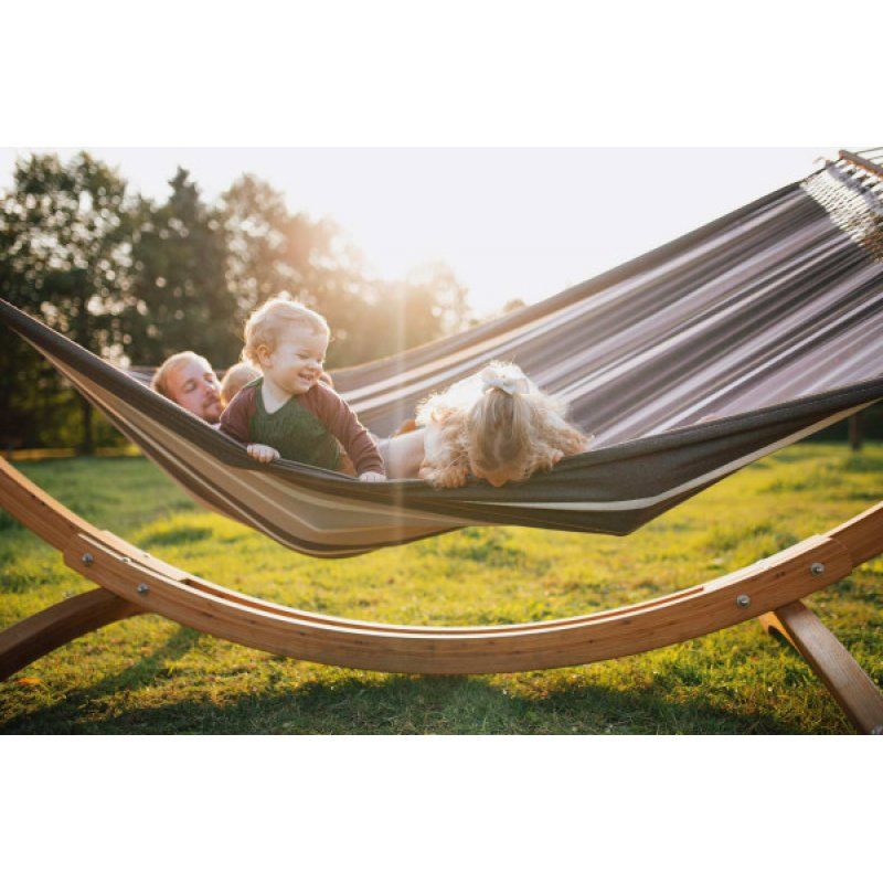 AMAZONAS AZ-1062200 hamac Hamac suspendu 3 personne(s) Coton, Polyester Marron