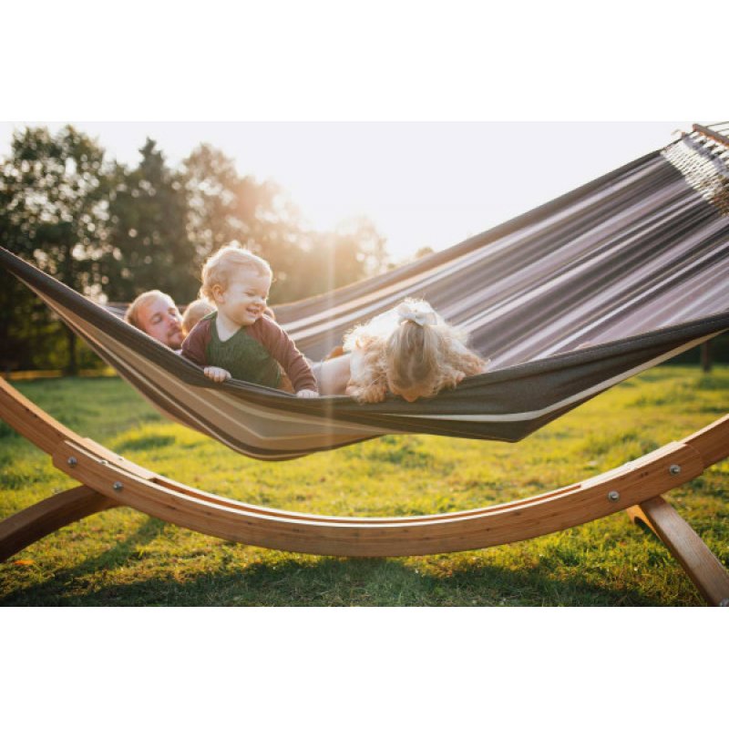 AMAZONAS AZ-1062200 hammock Hanging hammock 3 person(s) Cotton, Polyester Brown