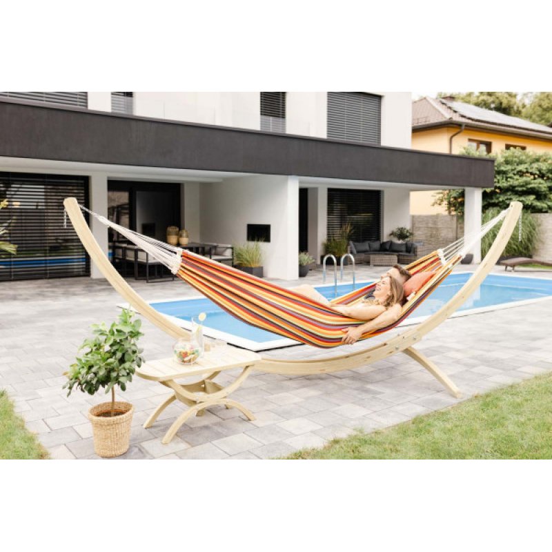 AMAZONAS AZ-1019200 hamac Hamac suspendu 3 personne(s) Coton, Polyester Multicolore