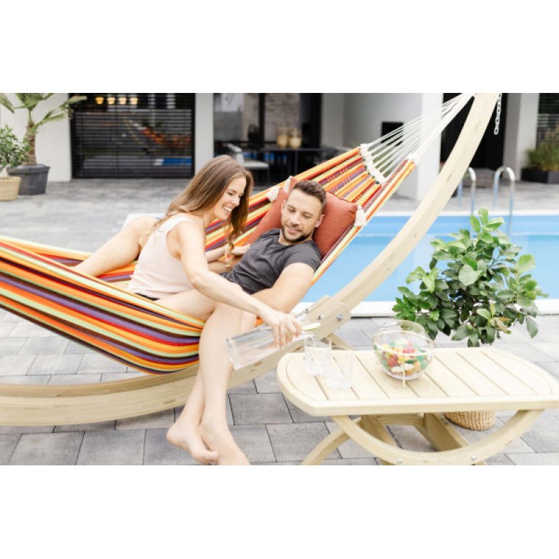 AMAZONAS AZ-1019200 hamac Hamac suspendu 3 personne(s) Coton, Polyester Multicolore