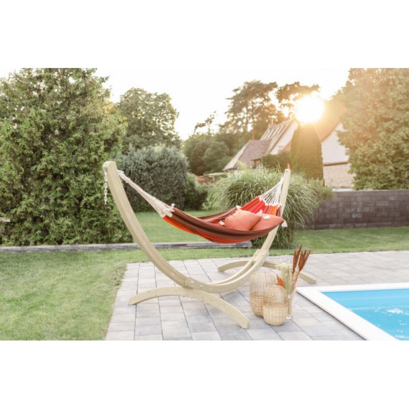 AMAZONAS AZ-1019300 hamac Hamac suspendu 3 personne(s) Coton, Polyester Terre cuite