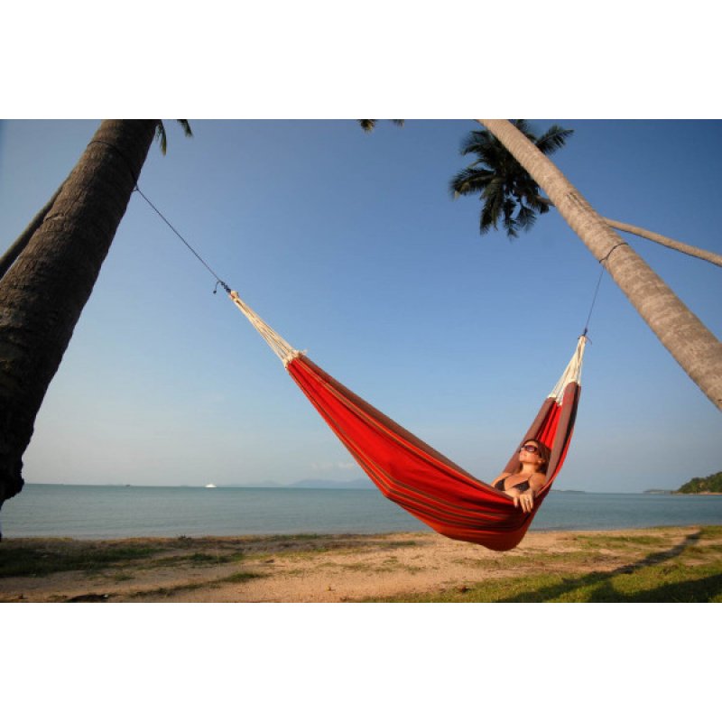 AMAZONAS AZ-1019300 hammock Hanging hammock 3 person(s) Cotton, Polyester Terracotta