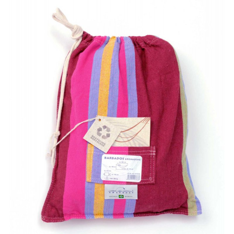 AMAZONAS AZ-1018150 hamac Hamac suspendu 2 personne(s) Coton, Polyester Multicolore