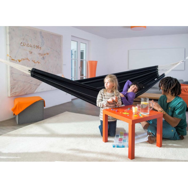 AMAZONAS AZ-1018290 hammock Hanging hammock 2 person(s) Cotton, Polyester Black