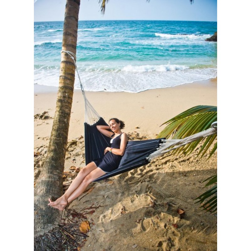 AMAZONAS AZ-1018290 hammock Hanging hammock 2 person(s) Cotton, Polyester Black