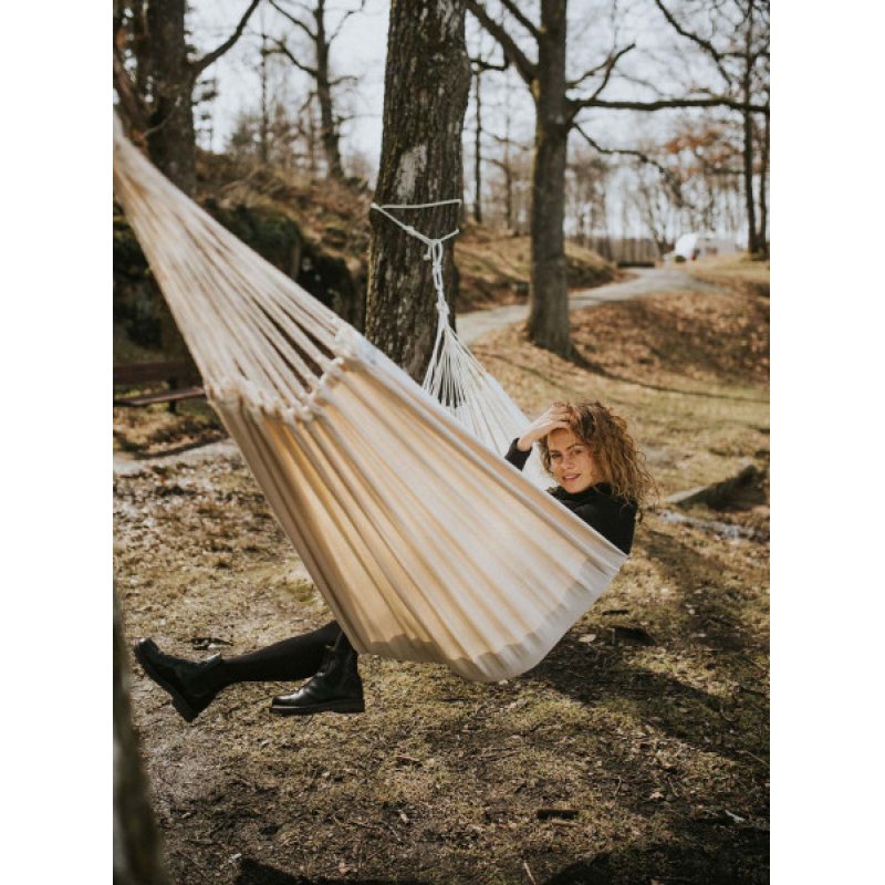 AMAZONAS AZ-1018140 hammock Hanging hammock 2 person(s) Cotton, Polyester Beige