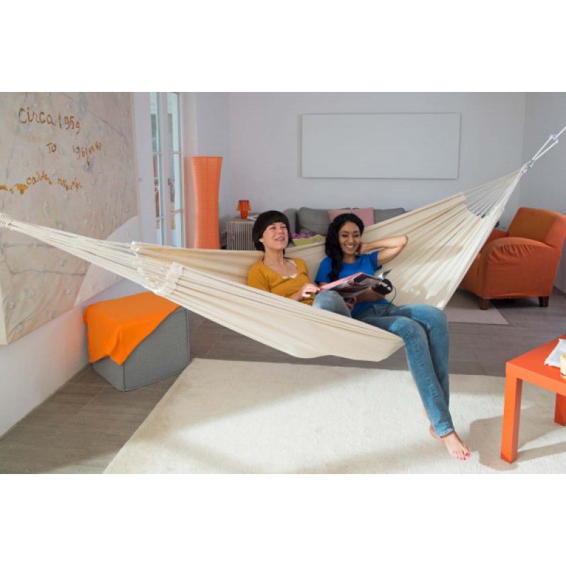 AMAZONAS AZ-1018140 hammock Hanging hammock 2 person(s) Cotton, Polyester Beige