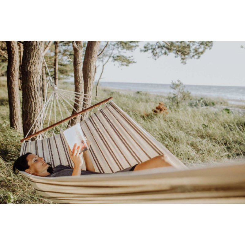 AMAZONAS AZ-1065400 hammock Hanging hammock 2 person(s) Cotton, Polyester Cappuccino