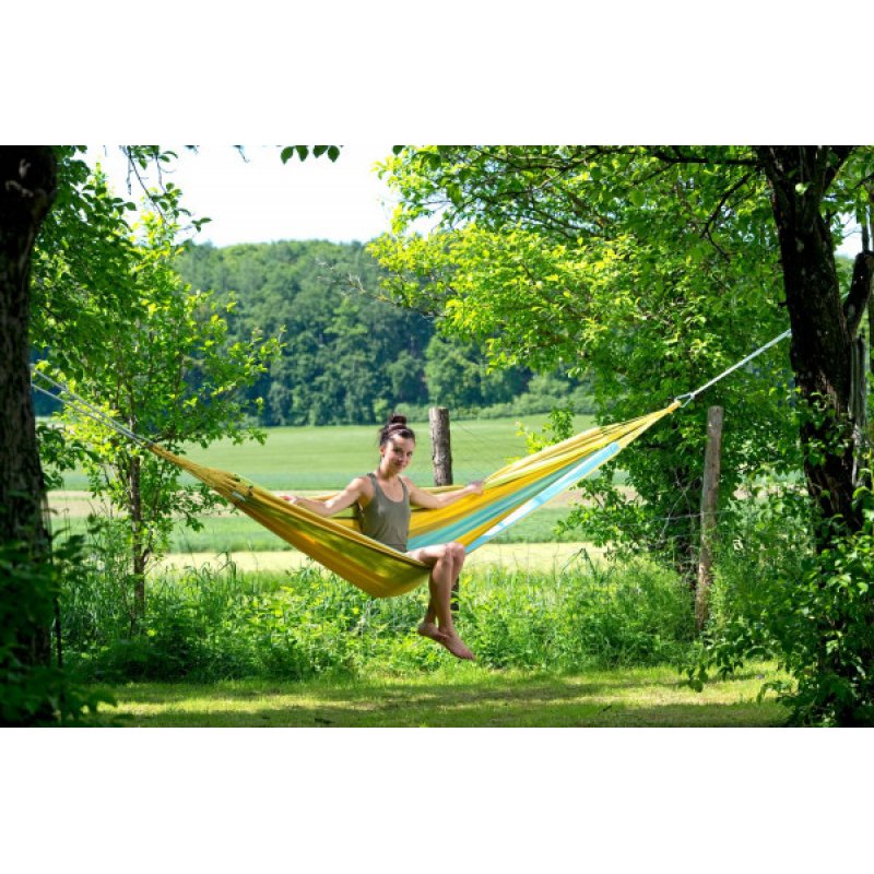 AMAZONAS AZ-1015220 hammock Hanging hammock 3 person(s) Cotton, Polyester Multicolour