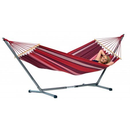 AMAZONAS AZ-4220000 hamac Hamac avec cadre 1 personne(s) Coton, Polyester, Acier Multicolore