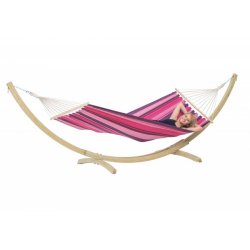 AMAZONAS AZ-6010100 hamac Hamac avec cadre 1 personne(s) Coton, Polyester Multicolore