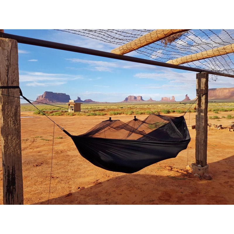 AMAZONAS Moskito-Traveller EXTREME Hanging hammock 1 person(s) Nylon Black