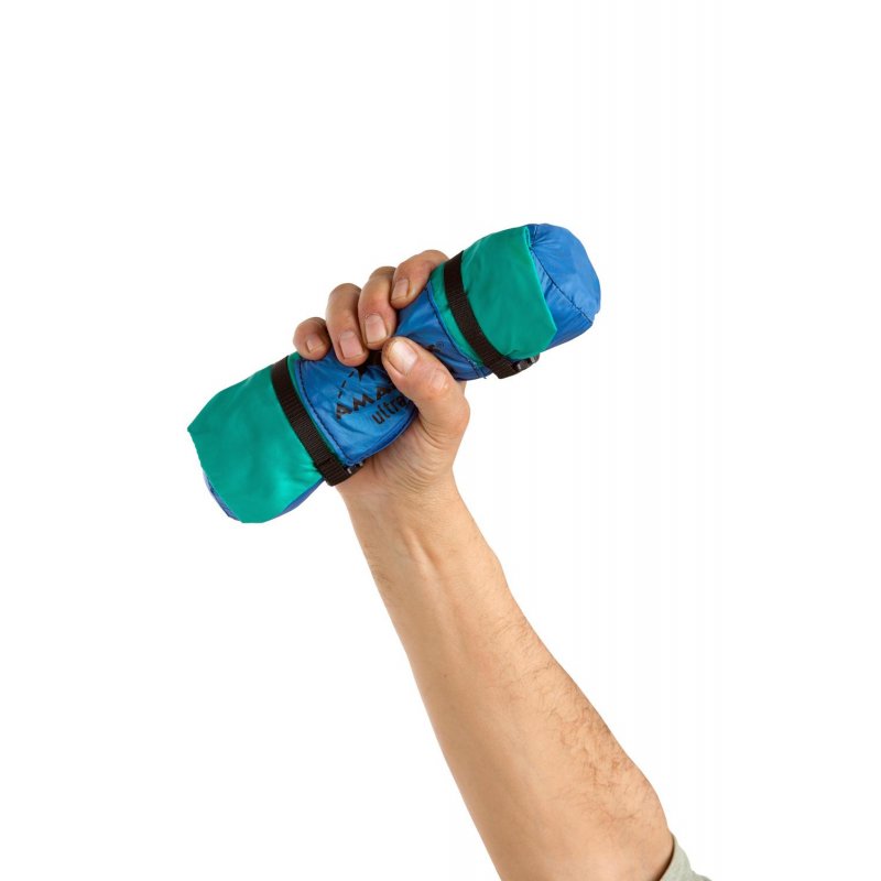 AMAZONAS Adventure Hammock Hamac suspendu 1 personne(s) Nylon, Antidéchirure Bleu, Couleur menthe