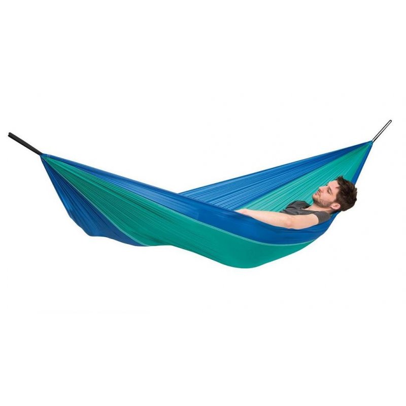 AMAZONAS Adventure Hammock Hamac suspendu 1 personne(s) Nylon, Antidéchirure Bleu, Couleur menthe