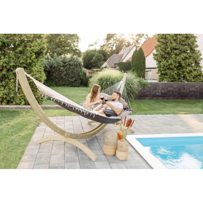 AMAZONAS AZ-1960010 hammock Hanging hammock 2 person(s) Polyester, Polypropylene (PP) Taupe