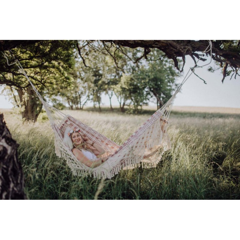 AMAZONAS AZ-1019110 hammock Hanging hammock 3 person(s) Cotton, Polyester Bordeaux