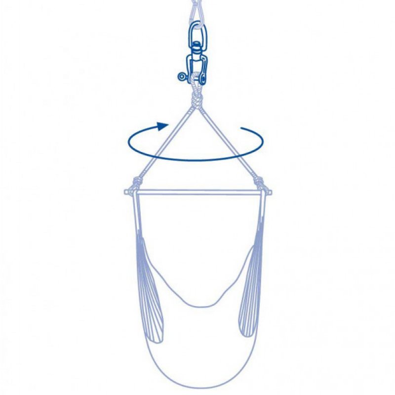 AMAZONAS AZ-3040000 accessoire de hamac Kit de suspension Argent Acier galvanisé, Nylon 200 kg