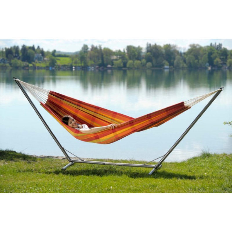 AMAZONAS AZ-4028000 Support pour hamac 3800 mm Revêtement par poudre d'acier
